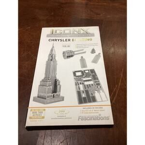 Iconx 3D Metal Model Kits Chrysler Building - More Than 40 Pieces